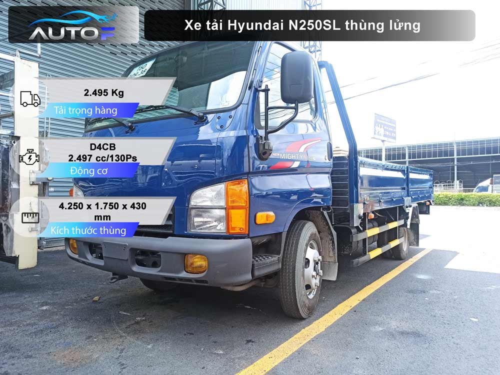 Xe Tải Hyundai New Mighty N250SL 2.5 tấn