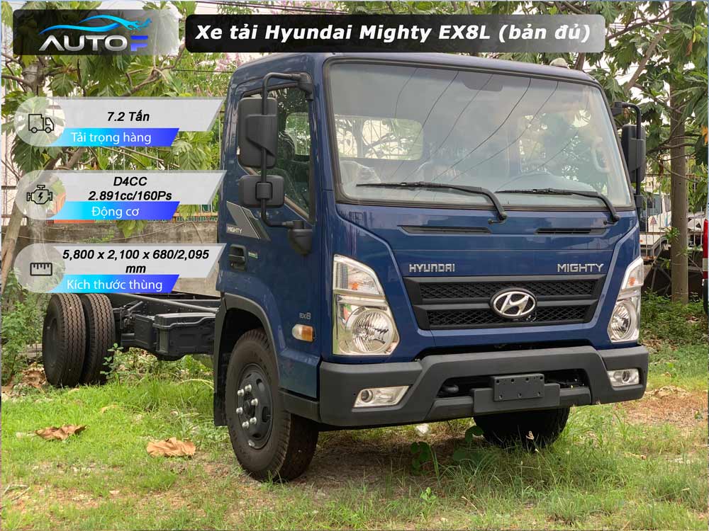 Xe tải Hyundai Mighty EX8L 7.2T (bản đủ)
