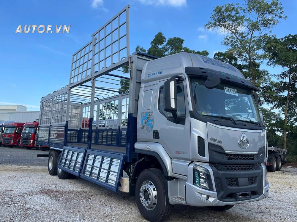 Chenglong 3 chân H5 270HP thùng mui bạt [9.6m - 14 tấn]