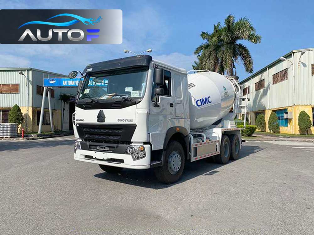 Xe Howo VX350 bồn trộn bê tông 12 khối